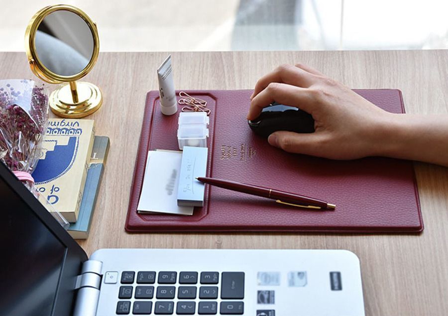 MochiThings: Leather Tray Mouse Pad