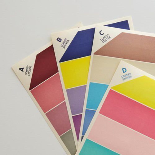 Colorful Corner Deco Sticker Set - Image 14