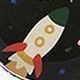 Dailylike Stamp Masking Tape v4, Universe