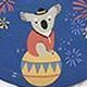 Dailylike Stamp Masking Tape v4, Animal Musicians