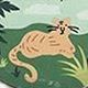 Dailylike Stamp Masking Tape v4, Jungle
