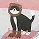 Dailylike Stamp Masking Tape v4, Daily Cats