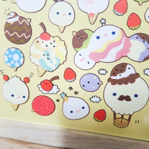 Ice Cream Deco Sticker v2