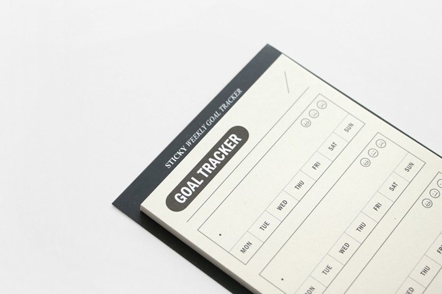 MochiThings: Weekly Goal Tracking Sticky Note