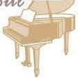 Gold Musical Instrument Bookmark, Piano