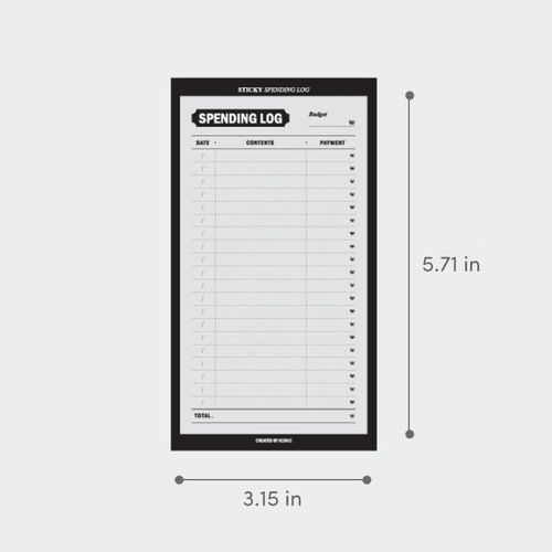 Spending Log Sticky Note - Image 5
