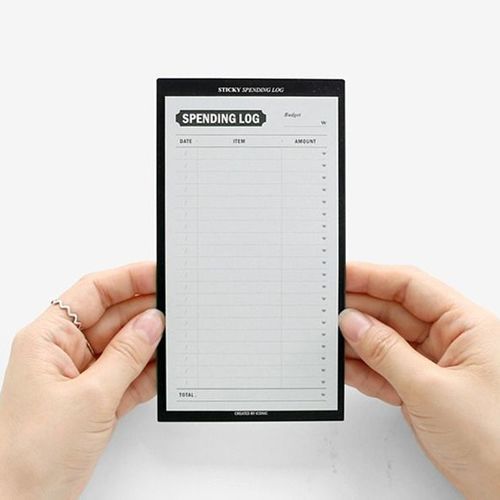 Spending Log Sticky Note - Image 1