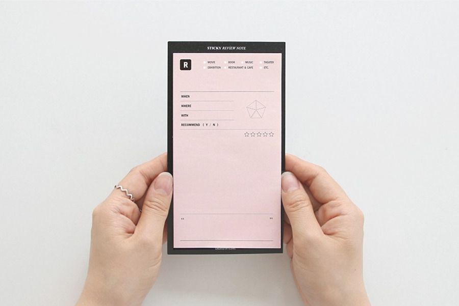 Review Sticky Note