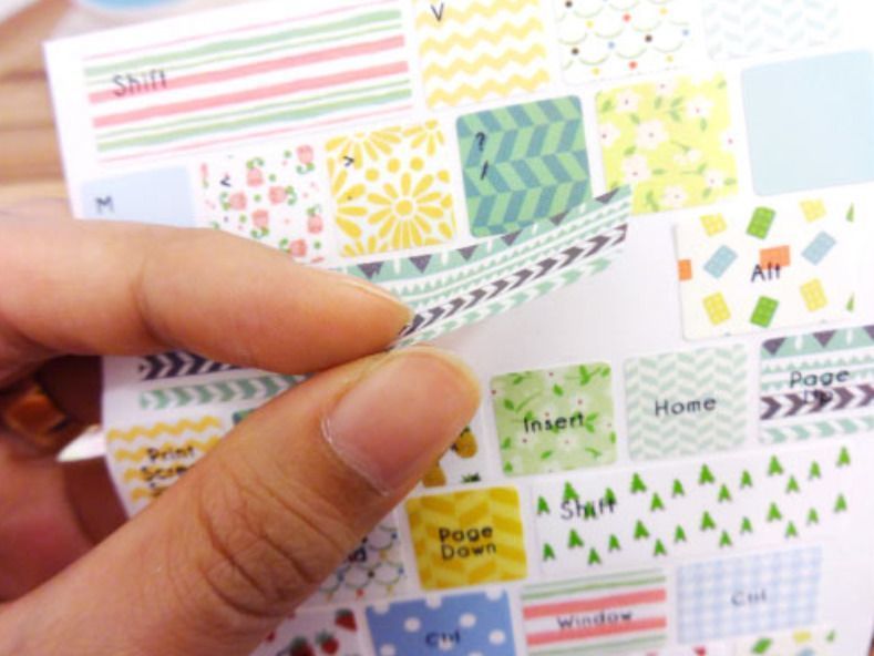 Keyboard Deco Sticker Set
