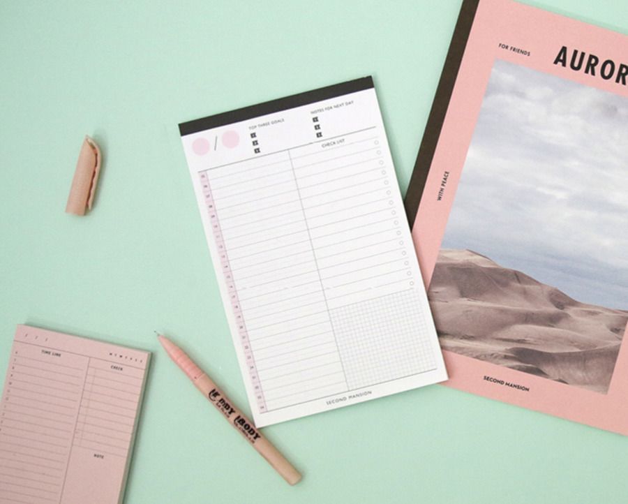 A5 Timetable Planning Notepad