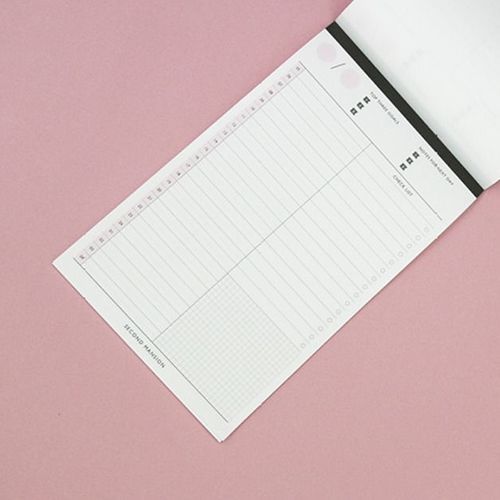 A5 Timetable Planning Notepad