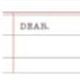 Daily Plan Paper Masking Tape, Dear & From