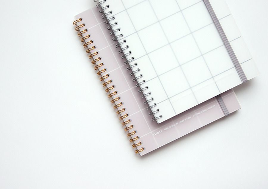 MochiThings Grid Spiral Notebook