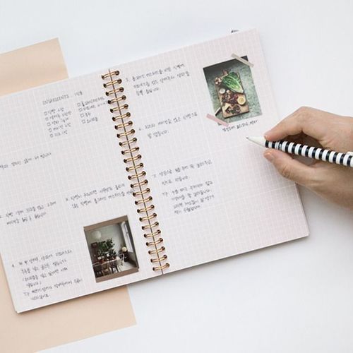 MochiThings Grid Spiral Notebook