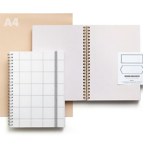 MochiThings Grid Spiral Notebook