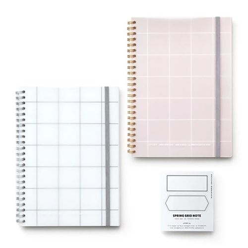 MochiThings Grid Spiral Notebook