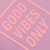 Good Vibes Only Weekly Planner, Pink