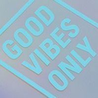 Good Vibes Only Weekly Planner, Blue