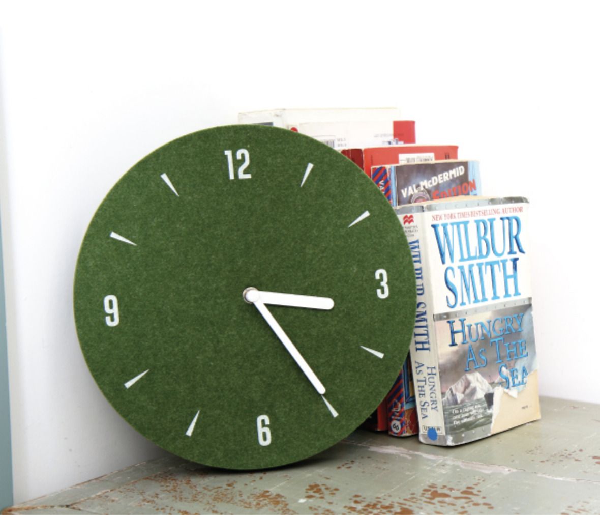 Felt Round Clock