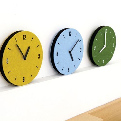 Felt Round Clock