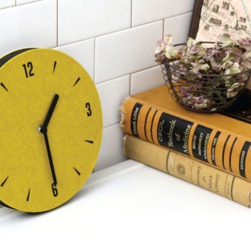 Felt Round Clock