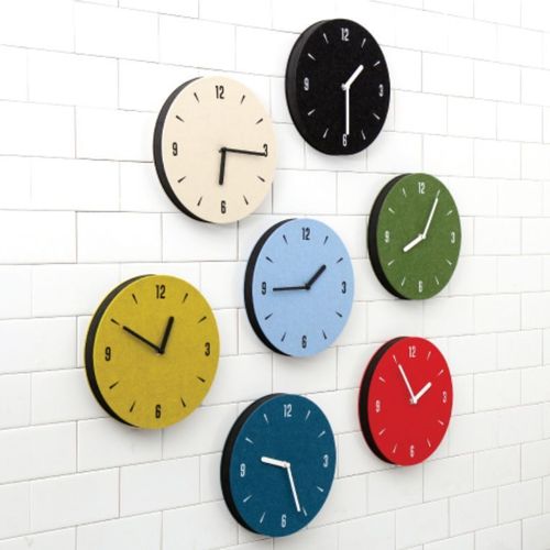 Felt Round Clock