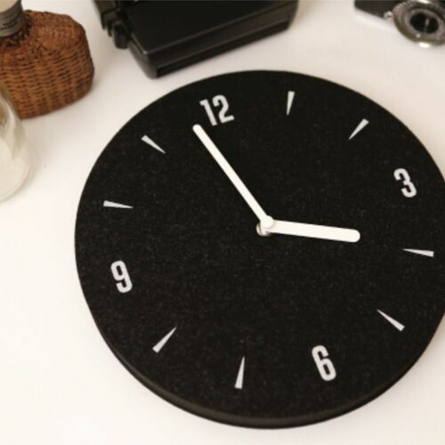 Felt Round Clock