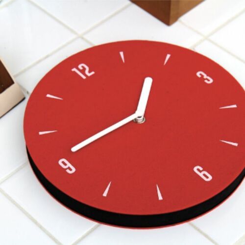 Felt Round Clock