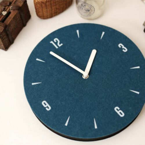 Felt Round Clock