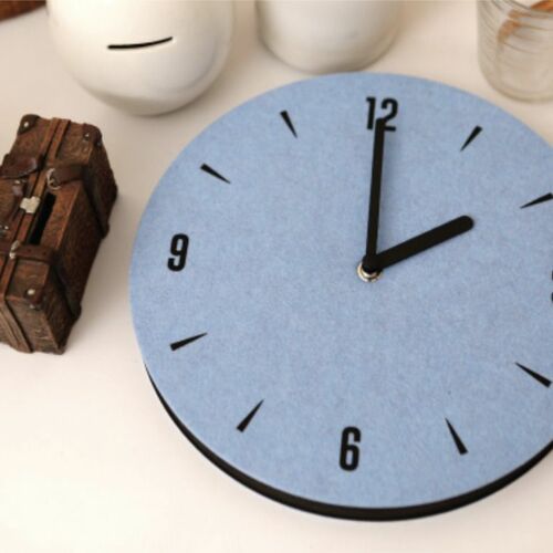 Felt Round Clock