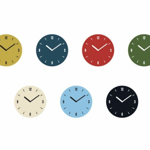 Felt Round Clock