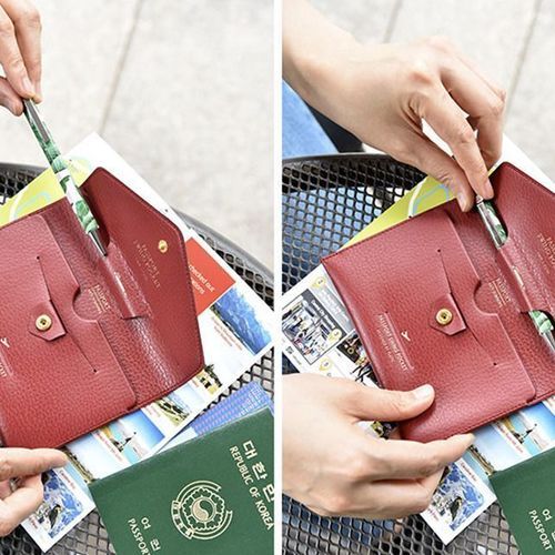 Leather Anti Skimming Passport Case - Image 8