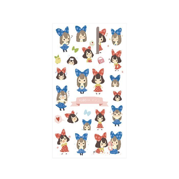 Ribbon Girls Deco Sticker