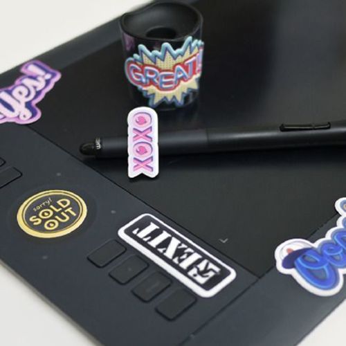 Message Puffy Deco Sticker