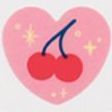 Love & Piece Deco Sticker, Cherry Dessert Shop