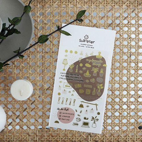 Gold Office Deco Sticker - Image 11