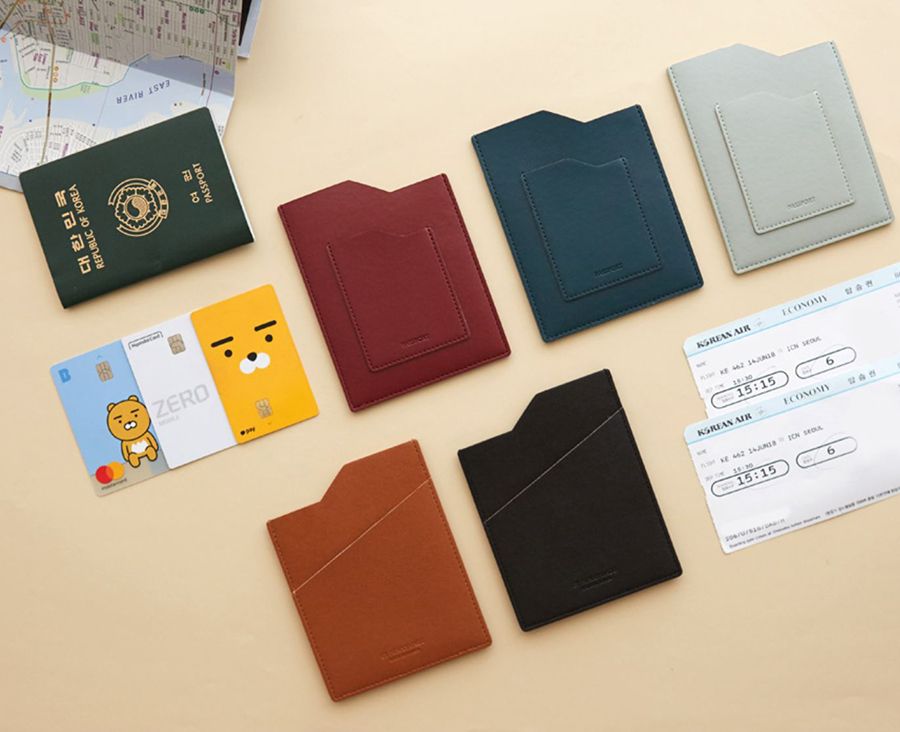 MochiThings Slim Leather Passport Holder