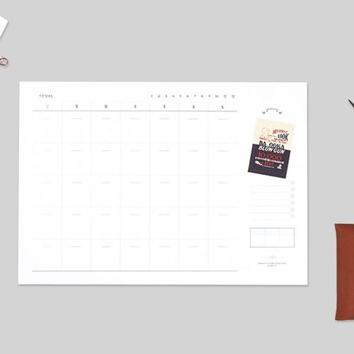 Plain Monthly Schedule Notepad - Image 10