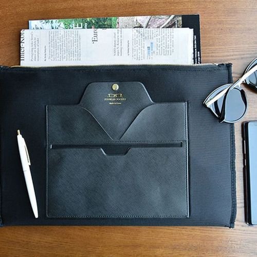 Large Feel So Good Leather Clutch