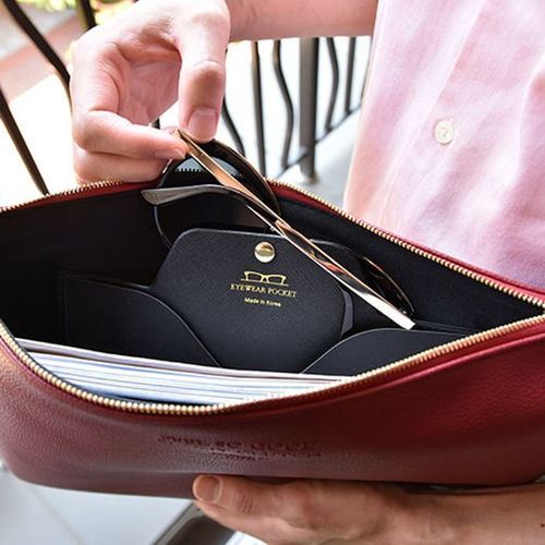 Large Feel So Good Leather Clutch