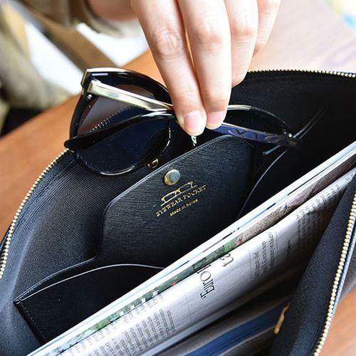 Large Feel So Good Leather Clutch