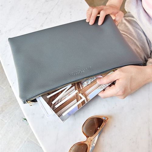 Large Feel So Good Leather Clutch