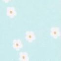Pattern Slim Umbrella, Skyblue Daisy