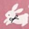 Mini Comely Water-resistant Pouch, Rabbit