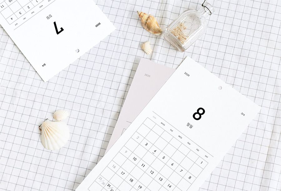 2020 Simple Poster Calendar S