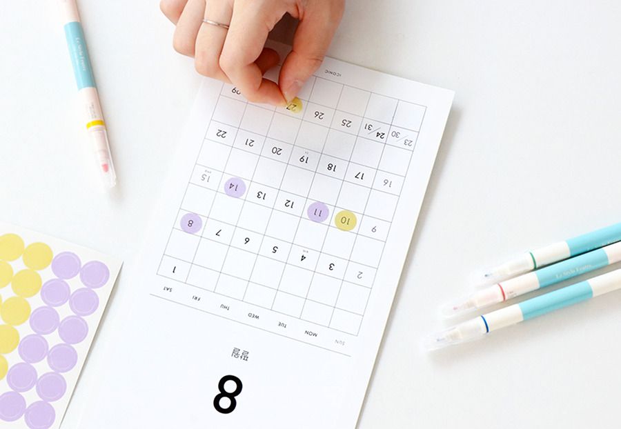 2020 Simple Poster Calendar S