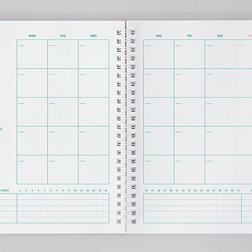 Color Pop Spiral Planner
