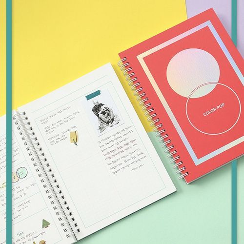 Color Pop Spiral Planner
