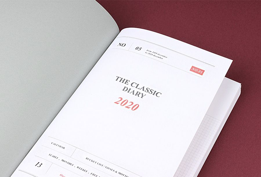 MochiThings: 2020 Classic Weekly Planner