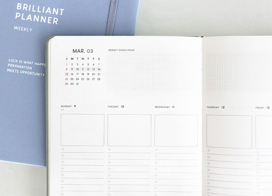 MochiThings: 2020 Brilliant Weekly Planner